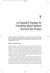 An expanded typology for classifying mixed methods research into designs