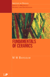 Fundamentals of Ceramics Textbook