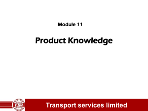 Module 11. Product Knowledge