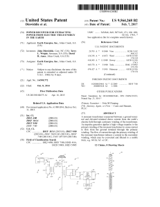 POWER FROM EARTH ELECTRIC ENERGY FIELD US PATENT 9,564,268