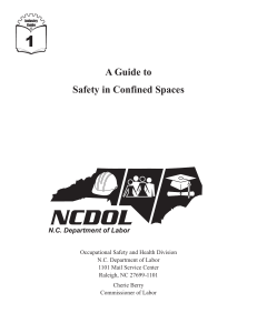 DOL - A Guide to Confined Spaces