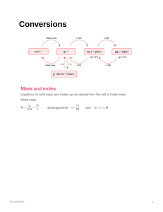 Conversions