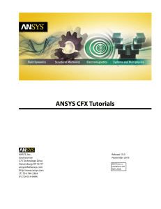 ANSYS CFX Tutorials 15.0