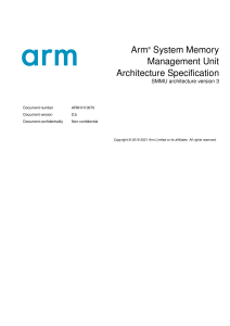 ARM IHI 0070 D b System Memory Management Unit Architecture Specification