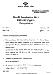 jac-class-11-english-core-compulsory-xi-40003-2019