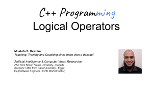 08 Logical Operators