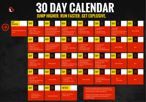 PLYOVERTICAL- 30 Day Calendar Workout Sheet
