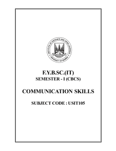 USIT105-Communication-Skill