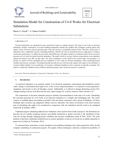 2017-21102-Simulation Model for Construction of Civil Works for Electrical Substations-Fayed