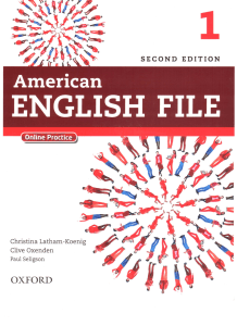 American English File 1 - Student Book