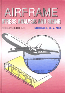 AIRFRAME STRESS ANALYSIS AND SIZING BY MICHAEL C.Y. NIU