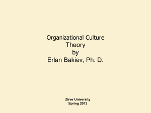 org culture theory