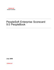 Oracle HCM Enterprise Score Card