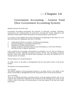 Government Accounting   General Fund   Question  .docx