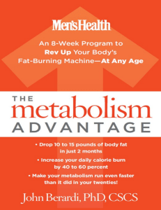 The Metabolism Advantage