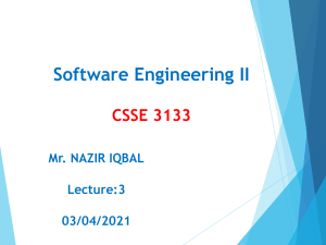 Chapter 2 - Software Processes