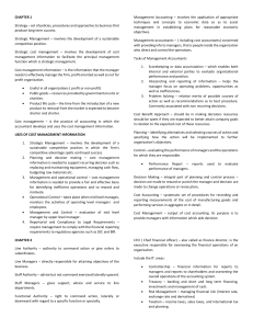 Cost Management & Accounting Principles