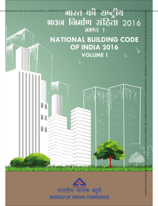 National Building code India 2016