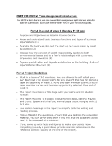 CNET 229 2022 M Assignment Parts A and B