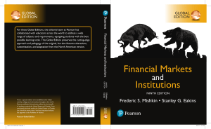 Financial Markets and Institutions by Mishkin and Eakins
