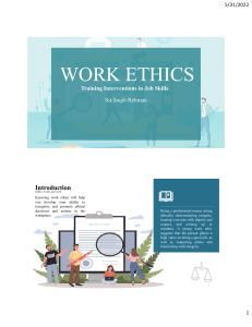 work ethics