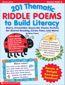 1franco betsy 201 thematic riddle poems to build literacy pre