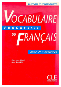 vocabulaire du francais intermediaire (2)