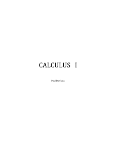 CalcI 1