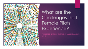 Challenges that Female Pilots Face