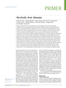 Nature Alcohlic Liver Disease Primer