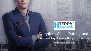 Everything About Training and Leadership Consulting Houston