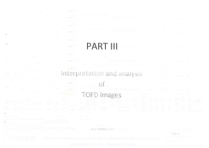 Interpretation and Analysis of TOFD Images