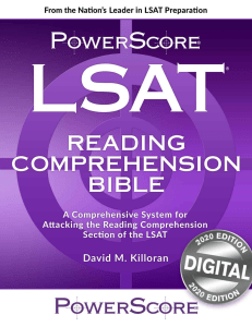 [Digital] David M. Killoran - Powerscore  LSAT reading Comprehension (2020) - libgen.lc