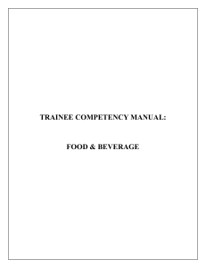 Food-Beverage-Competency-Manual