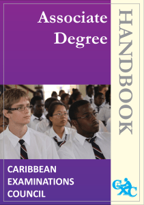 CXC Associate Degree Handbook