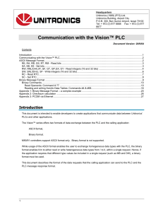 Unitronics PCOM Protocol