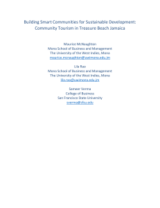 Smart Communities & Tourism in Treasure Beach, Jamaica