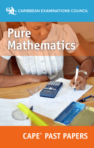 cape-pure-mathematics-past-papers