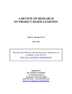 Thomas researchreview PBL