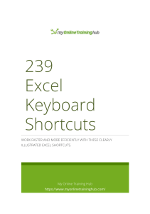 239 Excel Shortcut