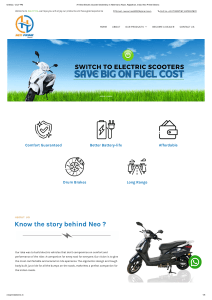 Best Electric Scooter Dealership in Neemrana Alwar, Rajasthan, India: Neo Prime Electric