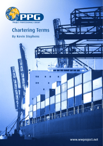 ppg chartering terms