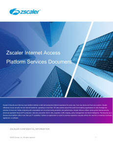 DOCUMENT   ZIA Platform Services Document
