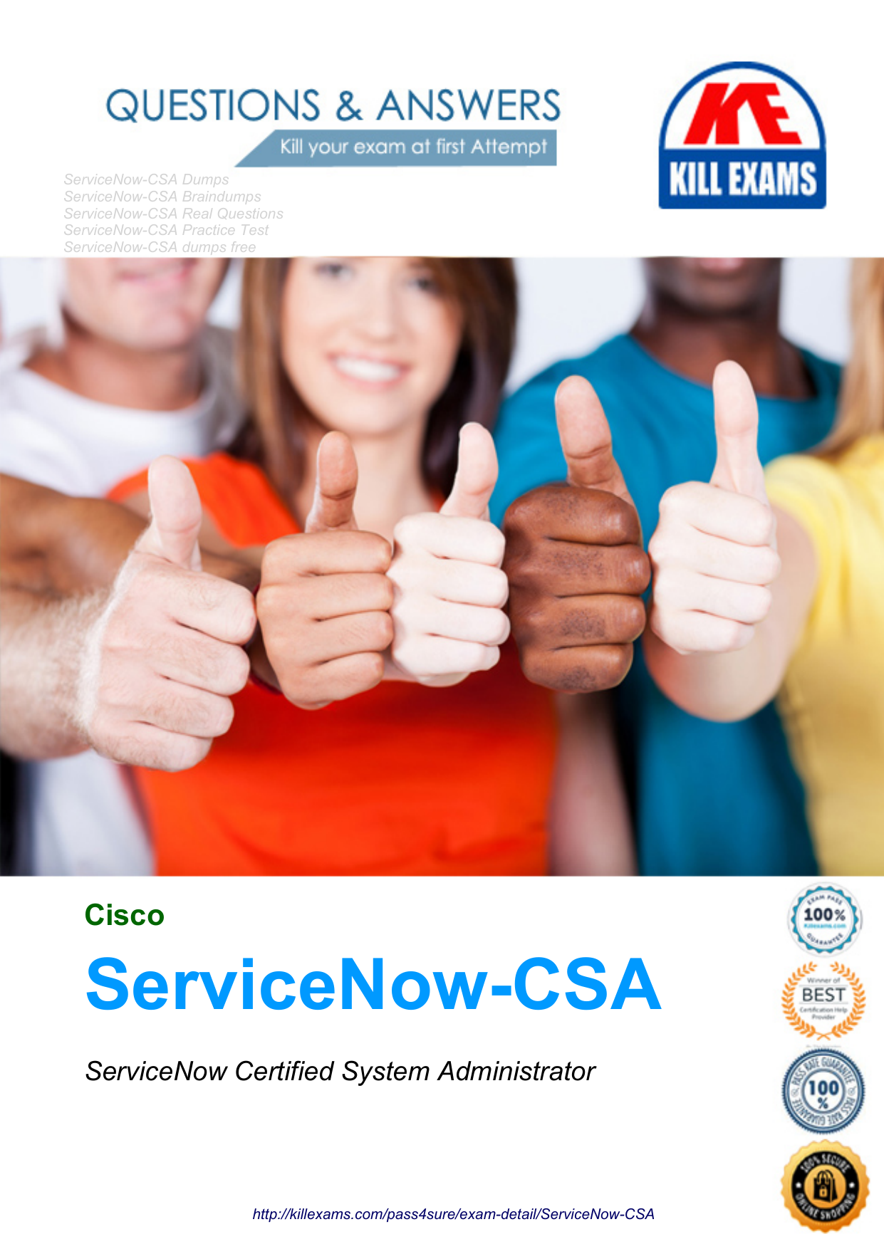 Latest CSA Exam Vce