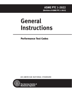 ASME PTC 1-2022, General Instructions - Performance Test Codes (extrait)