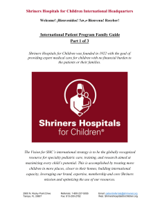 International Patient Guide- Part 1 of 3