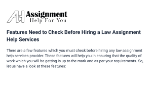 features-need-to-check-before-hiring-a-law-assignment-help-services