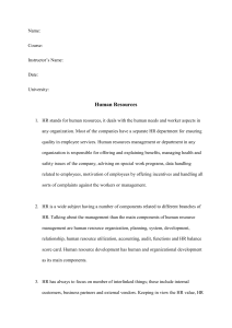 Human Resources - Assignment Example