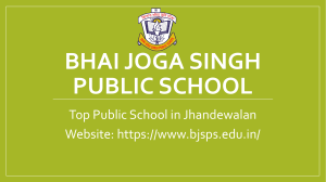 Top Public School in Jhandewalan