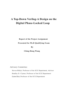A Top-Down Verilog-A Design on the Digital Phase-Locked Loop